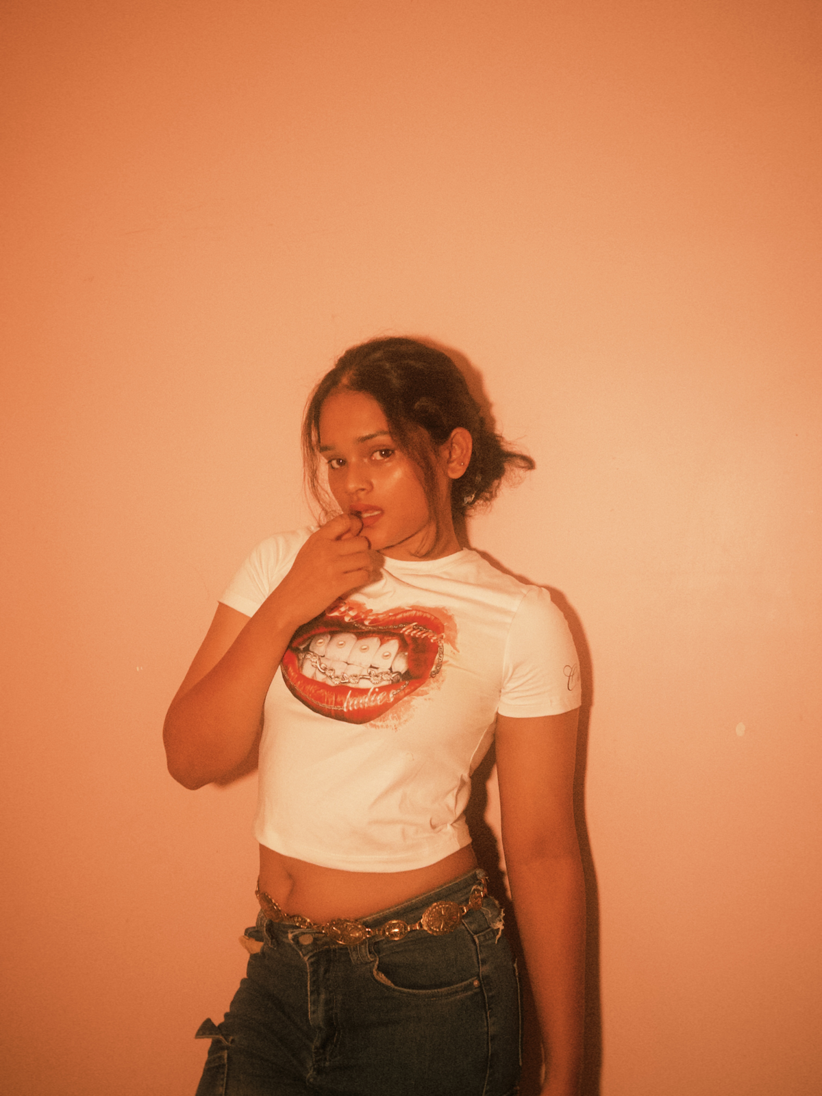 Love Hurts Ladies Baby Tee
